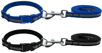 W9 121 cm Dog & Cat Strap Leash(Blue, Black)