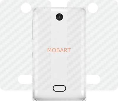MOBART Back Screen Guard for NOKIA ASHA 500 DUAL SIM(Pack of 2)