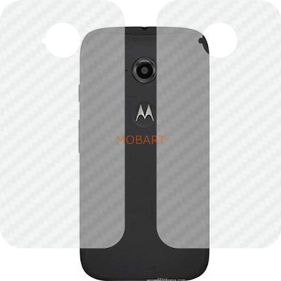 MOBART Back Screen Guard for Motorola Moto E (2nd Gen) 4G(Pack of 2)