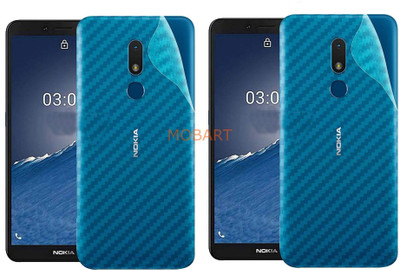 MOBART Back Screen Guard for NOKIA C3(Pack of 2)