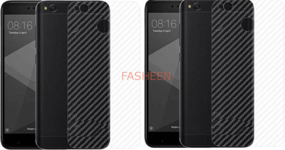 Fasheen Back Screen Guard for Mi Redmi 4X(Pack of 2)