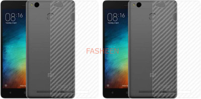 Fasheen Back Screen Guard for Mi Redmi 3S Prime(Pack of 2)