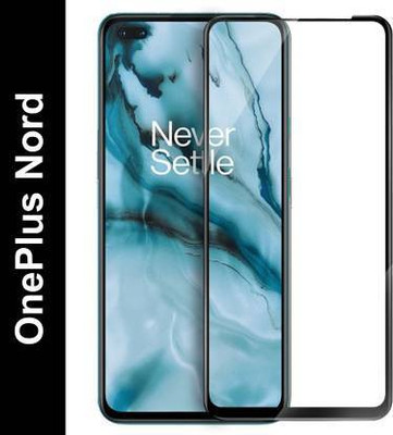 Amoha Edge To Edge Tempered Glass for ONEPLUS NORD, REALME X7 MAX 5G, REALME GT 5G(Pack of 1)