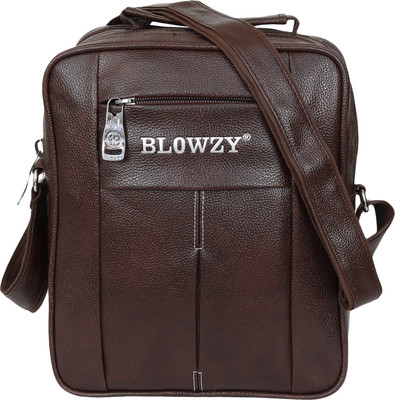Blowzy Bags mens sling bag small size for travel crossbody chest bags for women | side bag for men stylish passport holder sling cash bags for men Mini Sling Waterproof Messenger Bag(Brown, 10 inch) Blowzy Bags mens sling bag small size for travel crossbody chest bags for women | side bag for men stylish passport holder sling cash bags for men Mini Sling Waterproof Messenger Bag(Brown, 10 inch)
