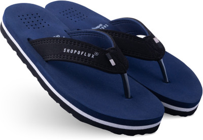 Shopoflux Men Ortho First Slippers for Men | Orthopedic Doctor Chappal Flip Flop Footwear for Heel Pain Daily Use Flip Flops(Blue , 10)