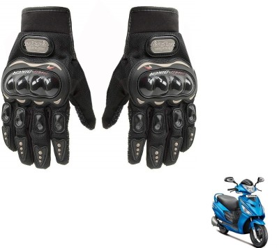 AuTO ADDiCT PRO BIKER GLOVES BLACK FOR HERO MAESTRO EDGE Riding Gloves(Black)