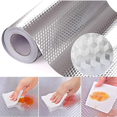 Inllex Foils Abstract Silver Wallpaper(L x W: 200 cm x 60 cm)