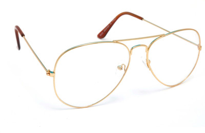 KiwiCaves Aviator Sunglasses(For Men & Women, Clear)