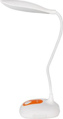 AKR LED Table Lamp USB Touch Button Brightness Control Study Lamp (37 cm, White) Table Lamp(37 cm, White)