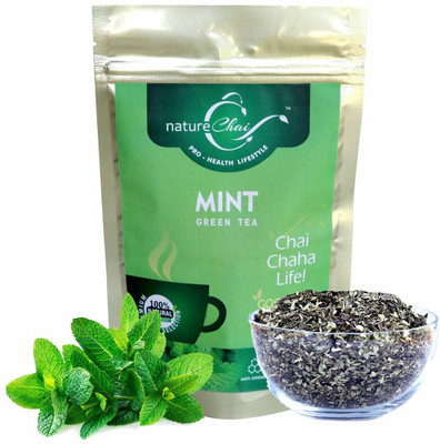 Nature Chai Moroccan Mint Green Tea Pure & Light Loose Green Tea Leaves 75gx1 (Total 75g)Pack, All Natural Flavour, Zero Calories - Improves Metabolism & Reduces Waist In Zip Pack Mint Tea Pouch(75 g) Nature Chai Moroccan Mint Green Tea Pure & Light Loose Green Tea Leaves 75gx1 (Total 75g)Pack, All Natural Flavour, Zero Calories - Improves Metabolism & Reduces Waist In Zip Pack Mint Tea Pouch(75 g)