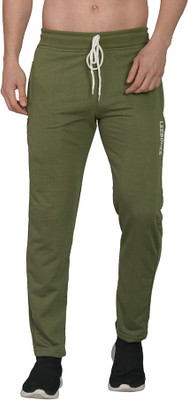Leebonee Solid Men Green Track Pants