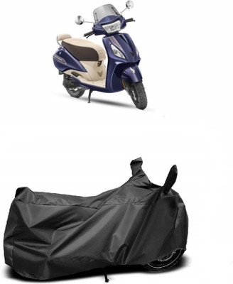 Human Plus Waterproof Two Wheeler Cover for TVS(Jupiter, Black)