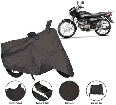 Trendytmart Waterproof Two Wheeler Cover for Hero(Splendor Plus, Grey)