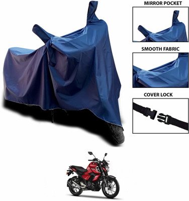 KEDIT Two Wheeler Cover for Yamaha(FZ S V3.0 FI, Blue)