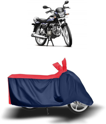 KEDIT Two Wheeler Cover for Hero(Splendor Pro, Red, Blue)