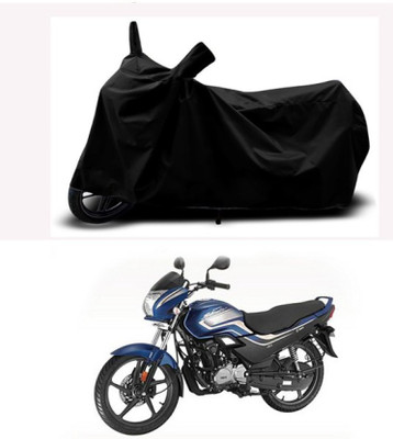 Human Plus Waterproof Two Wheeler Cover for Hero(Splendor Pro Classic, Black)