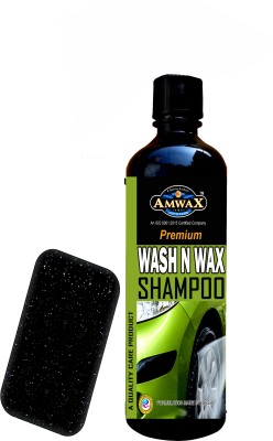 amwax WASH N WAX SHAMPOO 500 ML Car Washing Liquid(500 ml)