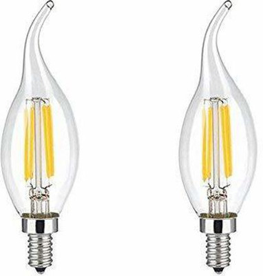 Volt Light 4 W Basic Candle E14 LED Bulb(Yellow, Pack of 6)