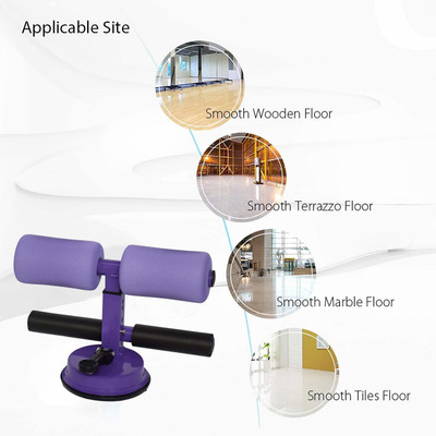 PGK TRADERS Fitness Equipment Sit-ups and Push-ups Assistant Device Lose Weight Ab Exerciser Ab Exerciser(Black, Purple)
