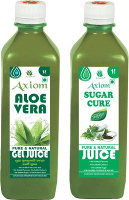 AXIOM BP go Pack of Sugar Cure 1 ltr + Aloevera Juice 1 ltr(Pack of 2, 1 L, 1 L)