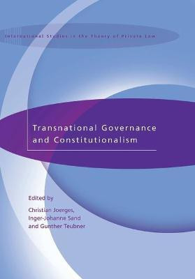 Transnational Governance and Constitutionalism(English, Hardcover, unknown)