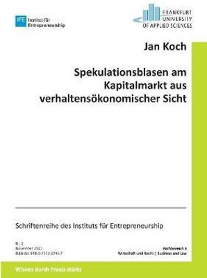 Spekulationsblasen am Kapitalmarkt aus verhaltensoekonomischer Sicht(German, Paperback, Koch Jan)