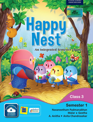 Happy Nest An Integrated Semester Course for Class 3 Semester 1(Paperback, Navaneetham Padmanabhan, B. Malarvizhi, Geetha Verghese, A. Anitha, Anita Chandrasekar)