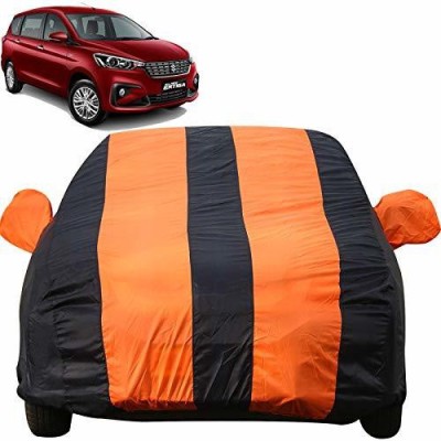 Autofact Car Cover For Maruti Suzuki Ertiga (With Mirror Pockets)(Orange, Blue, For 2019, 2020, 2021 Models)