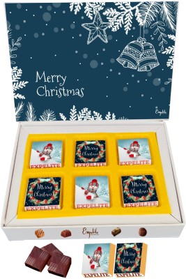 Expelite Beautiful Christmas Chocolate Presents Online - 6 Pieces Christmas Gifts For Kids Bars(6 Units)