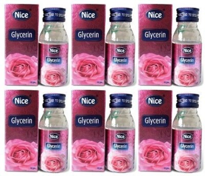 NICE Glycerin { pack of 6 pcs } Face Wash(300 g)