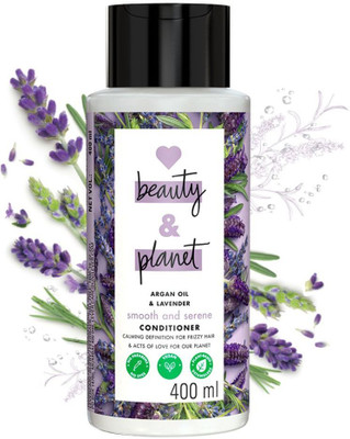 Love Beauty And Planet Argan Oil and Lavender Paraben Free Smooth and Serene Conditioner(400 ml)