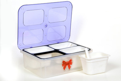 AVON STAR GALLERY Plastic Bread Container  - 100 ml(Multicolor)