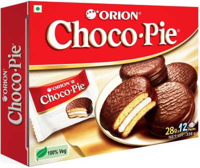 ORION Choco Pie Chocolate Coated Soft Biscuit Cream Filled