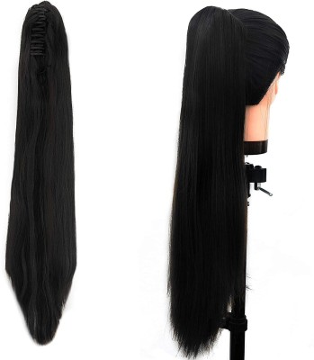 supermarche  Extensions Straight Ponytails piece Wavy Claw Clip Ponytail  Extensions Hair Extension