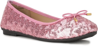 Bubblegummers Girls Slip on Ballerinas(Pink)