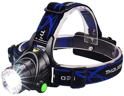 PARADIYA SALES Headlights Rechargeable for Biking Sports Headlamp Zoomble Waterproof Head LED Headlamp(Black)