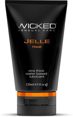 Wicked Jelle Heat (Warming Effect) Water Based Anal Personal Lubricant(120 ml)