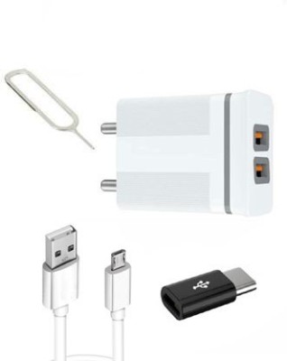 JAGMAX Wall Charger Accessory Combo for SAMSUNG, REALMI, mi4, j2(Multicolor)