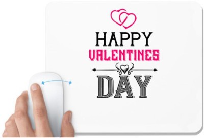 UDNAG White Mousepad 'Valentines Day | happy valentine day' for Computer / PC / Laptop [230 x 200 x 5mm] Mousepad(White)