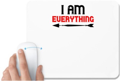 UDNAG White Mousepad 'Couple | i am everything' for Computer / PC / Laptop [230 x 200 x 5mm] Mousepad(White)