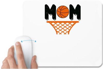 UDNAG White Mousepad 'Mother | mom copy 2' for Computer / PC / Laptop [230 x 200 x 5mm] Mousepad(White)