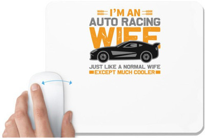 UDNAG White Mousepad 'Vintage | I'm an copy' for Computer / PC / Laptop [230 x 200 x 5mm] Non Slip Base Mousepad(White)