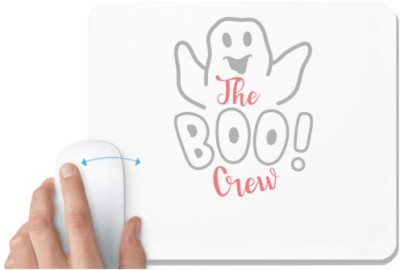 UDNAG White Mousepad 'Halloween | The Boo Crew copy' for Computer / PC / Laptop [230 x 200 x 5mm] Mousepad(White)