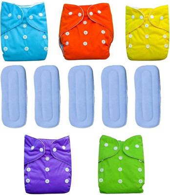 MEEOWMEE Free size Reusable, washable baby cloth diaper/ button diaper , adjustable baby diaper with high quality insert .