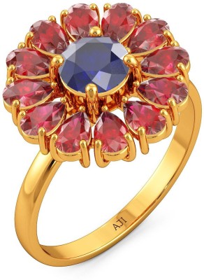 Joyalukkas 22kt Ruby, Sapphire Yellow Gold ring