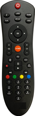 SHIELDGUARD Remote Control No. 543, Compatible for  Set-Top Box with Recording Feature Dish TV Remote Controller(Black)
