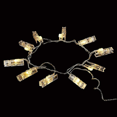 Everbuy 16 LEDs 3 m White Steady Clip Rice Lights(Pack of 1)