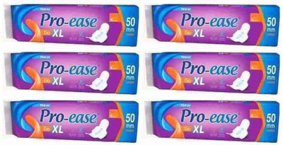Pro-ease Go XL 6+6+6+6+6+6 Sanitary pad Sanitary Pad(Pack of 6)