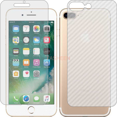 Fasheen Front and Back Tempered Glass for APPLE I PHONE 7 PLUS (Front Matte Finish & Back 3d Carbon Fiber)(Pack of 2)