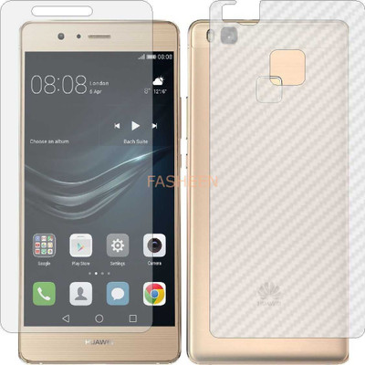 Fasheen Front and Back Tempered Glass for HUAWEI P9 LITE 2017 (Front Matte Finish & Back 3d Carbon Fiber)(Pack of 2)